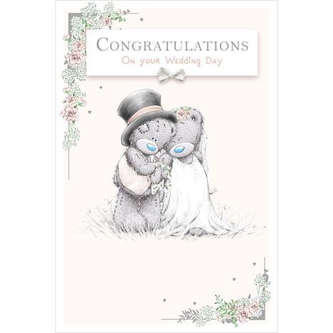 Congratulations Me to You Bear Wedding Day Card  £2.49