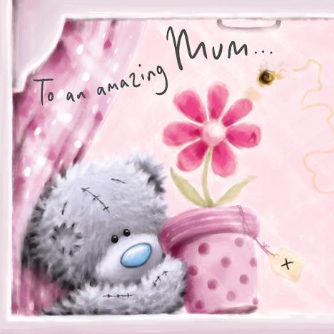 Amazing Mum Softly Drawn Me to You Bear Birthday Card  £2.09