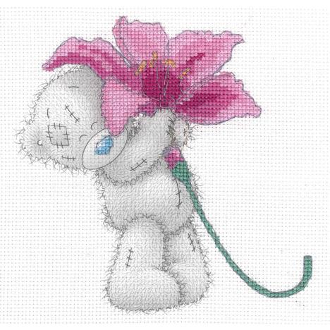 Pink Lily Me to You Bear Cross Stitch Kit  £17.99