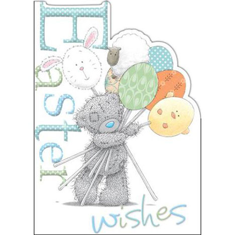 Easter Wishes Me to You Bear Easter Card  £1.79