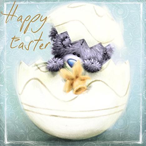 Happy Easter Square Me to You Bear Easter Card   £1.49
