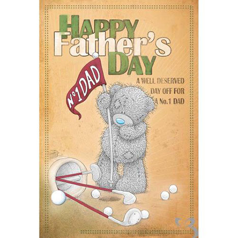 Happy Fathers Day Me to You Bear Card  £2.49