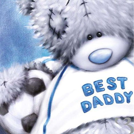 Daddy with Football Me to You Bear Fathers Day Card  £1.89