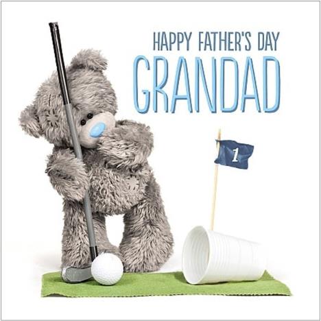 Bear Playing Golf Grandad Me to You Bear Fathers Day Card  £1.89