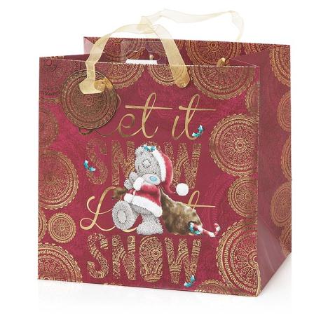 Medium Me to You Bear Let it Snow Christmas Gift Bag  £2.50