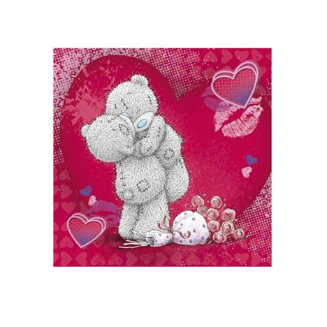 Hearts Hugs & Kisses Me to You Bear Love Gift Tag   £0.40