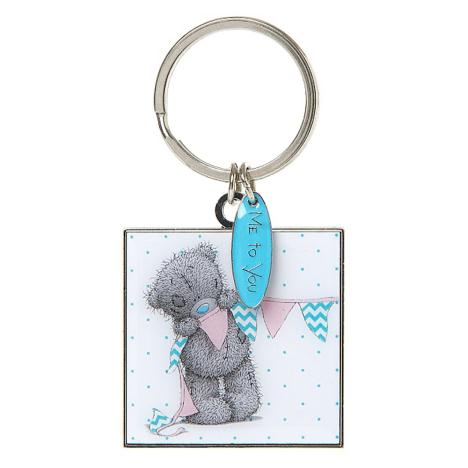 Me to You Bear with Bunting Square Enamel Keyring  £4.00