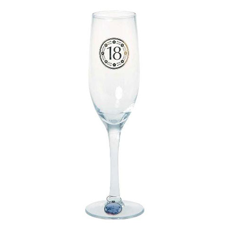 18th Birthday Me to You Bear Champagne Glass  £10.00