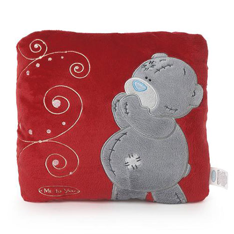 Square Me to You Bear Red Cushion  £9.99