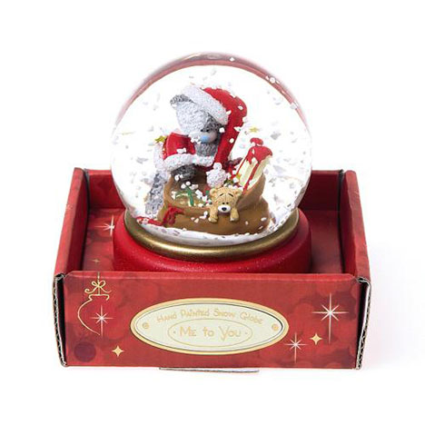 65mm Me to You Bear Christmas Santa Snow Globe  £9.99