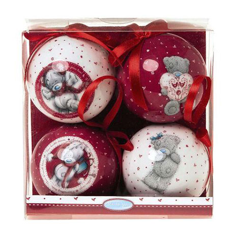 Me to You Bear Set of 4 Christmas Baubles  £10.00