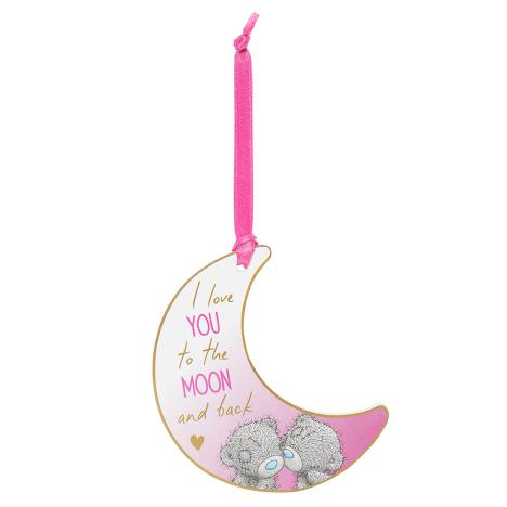Love You to The Moon And Back Me to You Bear Plaque  £2.49