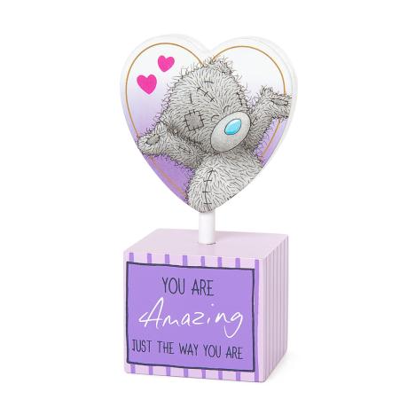 You Are Amazing Me to You Bear Standing Heart Plaque  £2.99