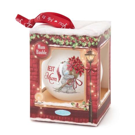 Best Mum Me To You Bear Christmas Bauble  £4.99