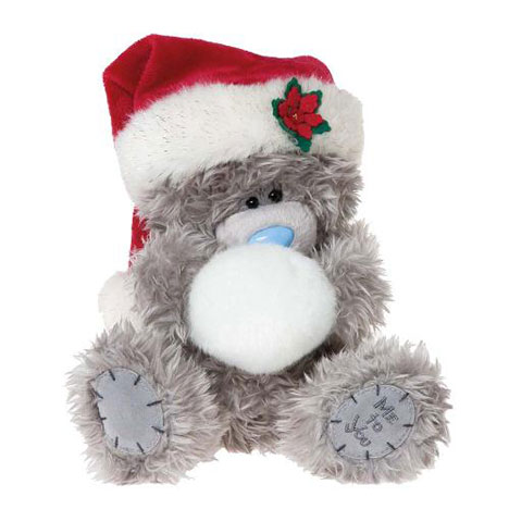 8" Me to You Christmas Bear with Santa Hat & Snowball  £14.99