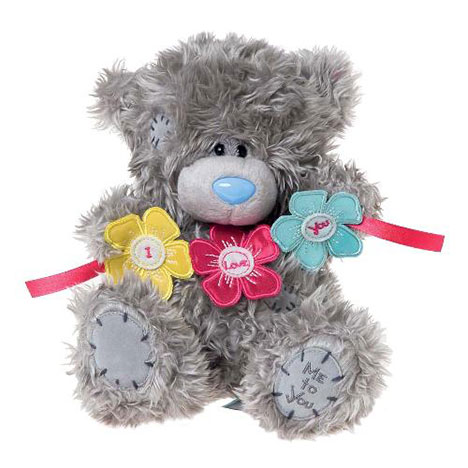 8" I Love You Flower Bunting Me to You Bear  £12.99