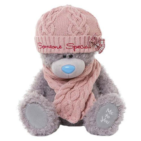 12" Someone Special Hat and Scarf Me to You Bear  £25.00