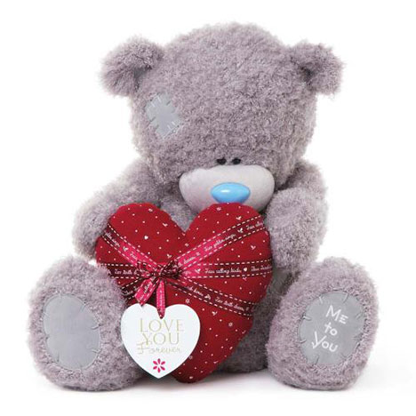 24" I Love You Padded Heart with Tag Me to You Bear  £75.00