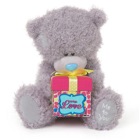 10" With Love Me to You Bear Holding Gift Box  £20.00