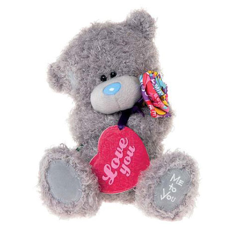 10" Holding Rose with Love You Plaque Me to You Bear  £20.00