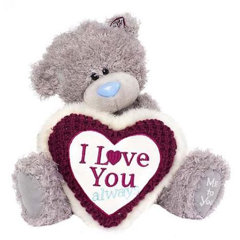 10" I Love You Always Heart Me to You Bear  £20.00