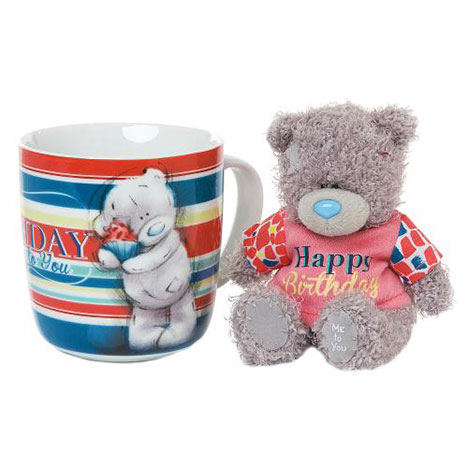 Happy Birthday Me to You Bear Mug and Plush Gift Set  £14.00