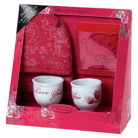 Me to You Bear Love Breakfast Set for 2  £8.99