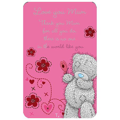 Thank You Mum Me to You Bear Message Card  £1.25