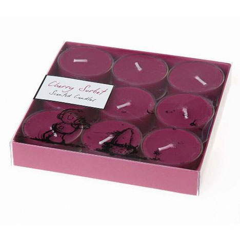 Cherry Sorbet Me to You Bear Tea Lights (Pack of 9) (Pack of 9) £6.49