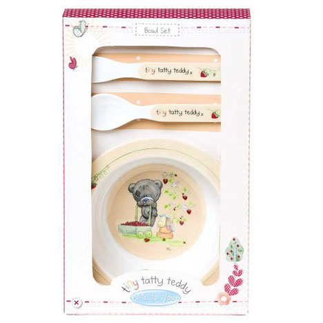 Tiny Tatty Teddy Me to You Bear Bowl, Fork and Spoon Set  £9.99
