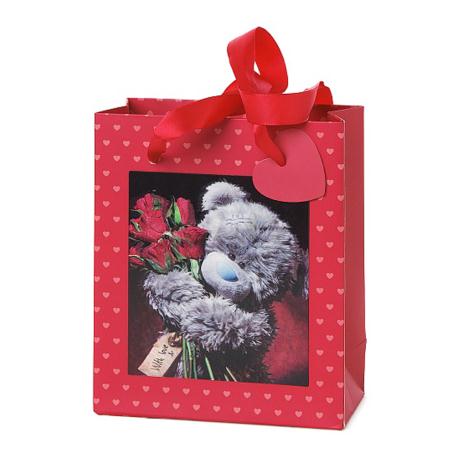 Small 3D Holographic Red Roses Me to You Bear Gift Bag   £2.99