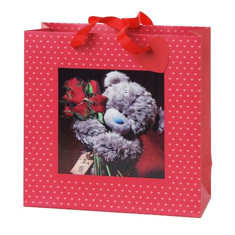 Medium 3D Holographic Red Roses Me to You Bear Gift Bag   £3.99