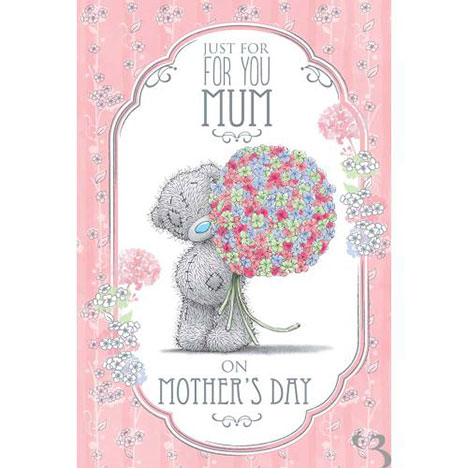 Mum Just For You Me to You Bear Mothers Day Card  £3.59