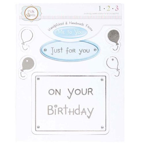 On Your Birthday Occasions Verse & Greeting Insert  £1.00