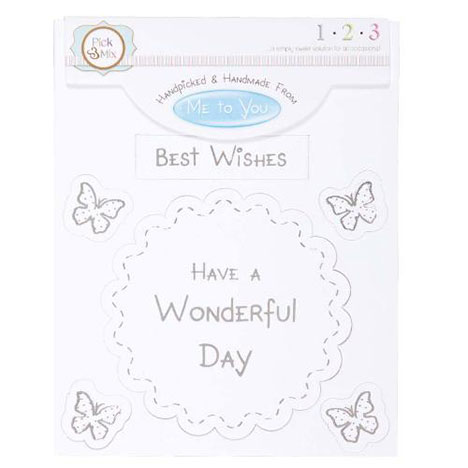 Best Wishes Occasions Verse & Greeting Insert  £1.00