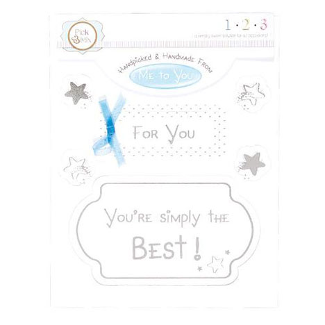 For You Me to You Bear Occasions Verse & Greeting Insert  £1.00