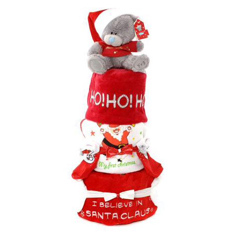 3 Tier Baby Boy Christmas Me to You Bear Nappy Cake (3-6 Months)  £29.99