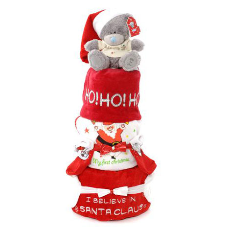 3 Tier Baby Girl Christmas Me to You Bear Nappy Cake (3-6 Months)  £29.99