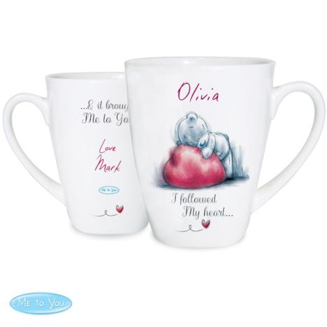 Personalised Me to You Bear Heart Latte Mug  £10.99