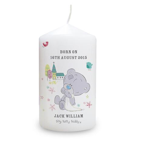 Personalised Tiny Tatty Teddy Candle  £12.99