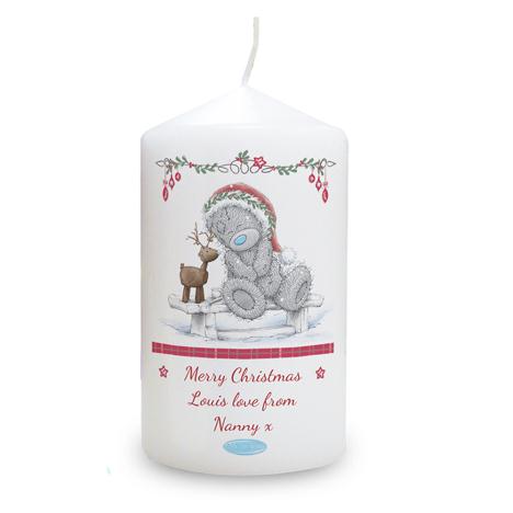 Personalised Me to You Christmas Reindeer Candle  £12.99