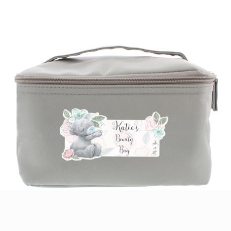 Personalised Me to You Floral Grey Make Up Wash Bag  £26.99