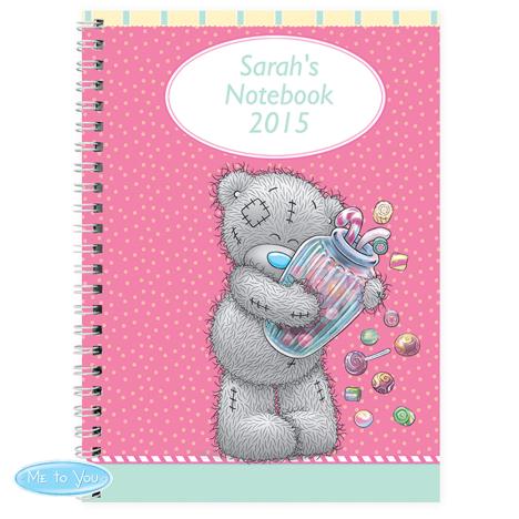 Personalised Me to You Bear Candy Girl A5 Notebook   £7.99