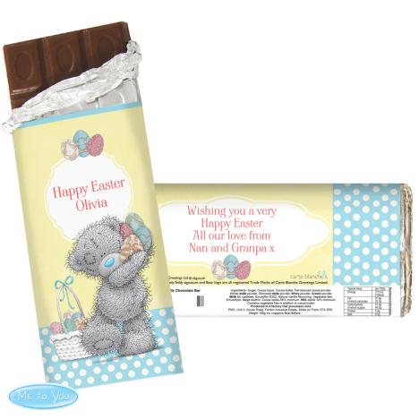Personalised Me To You Easter 100g Chocolate Bar  £6.99
