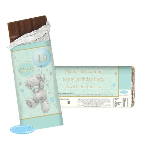 Personalised Me to You Bear 100g Birthday Chocolate bar  £6.99