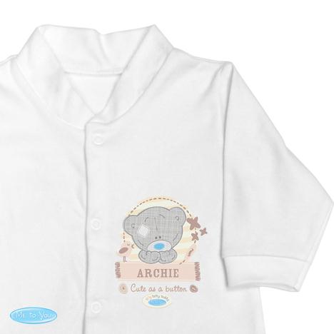 Personalised Tiny Tatty Teddy Baby Grow 9-12 Months  £16.99