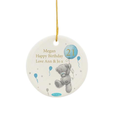 Personalised Me to You Bear Birthday Ceramic Decoration  £9.99