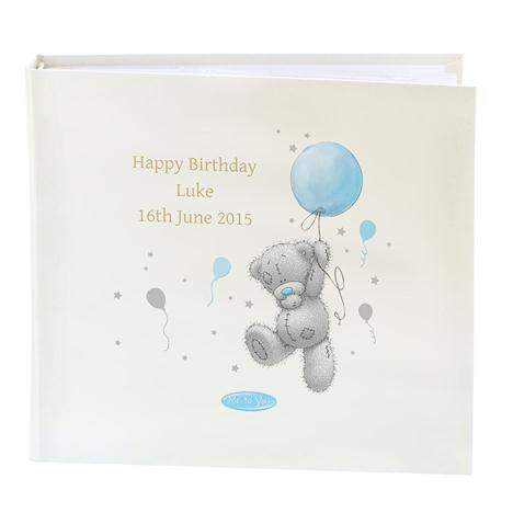 Personalised Me to You Blue Balloon Sleeved Photo Album  £29.99