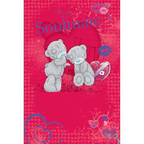 Soulmate Me to You Bear Valentines Day Card  £3.59