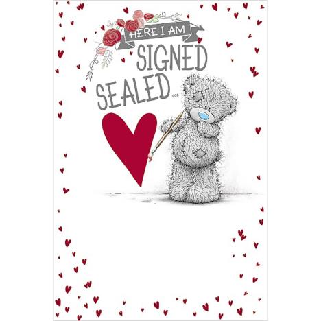Signed Sealed Delivered Me to You Bear Valentines Day Card  £3.59